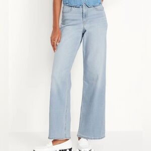 Old Navy High Rise Wow Wide Leg Jeans